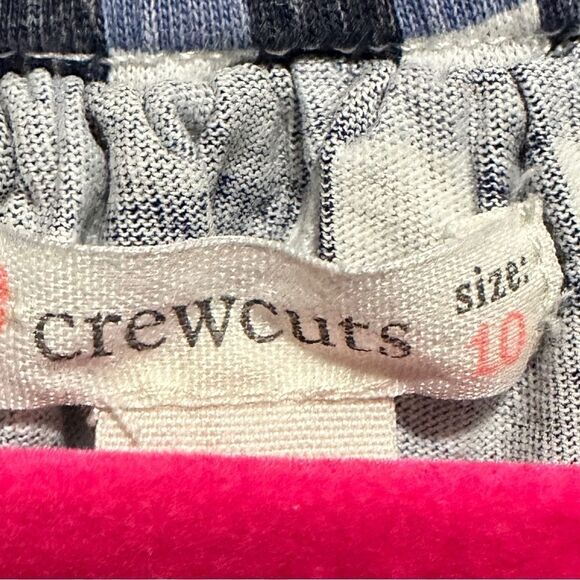 Kids crew cuts blue/white checkered tank shirt with a ruffled collar. - Picture 4 of 4